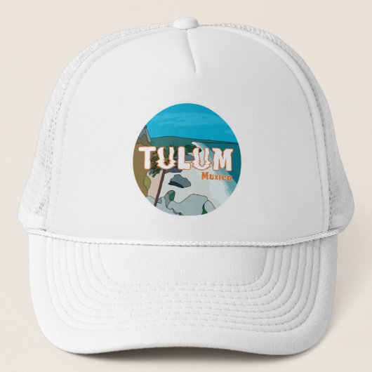 Tulum Mexico Great Gift Idea Trucker Pet (Voorkant)
