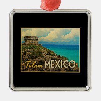 Tulum Mexico Metalen Ornament