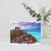 Tulum Mexico Panorama Uitzicht Briefkaart (Staand voorkant)