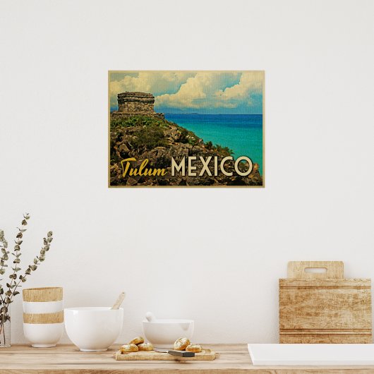 Tulum Mexico Poster (Keuken)