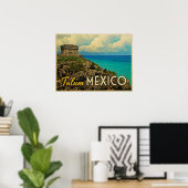 Tulum Mexico Poster (Thuiskantoor)
