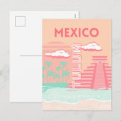 Tulum, Mexico, Reiskunst Feestdagenkaart (Voorkant / Achterkant)