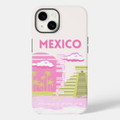 Tulum, Mexico, Reiskunst, Roze Case-Mate iPhone Case (Achterkant)