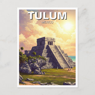 Tulum Mexico Reizen Briefkaart