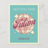 Tulum Mexico Retro Partij Briefkaart (Voorkant)