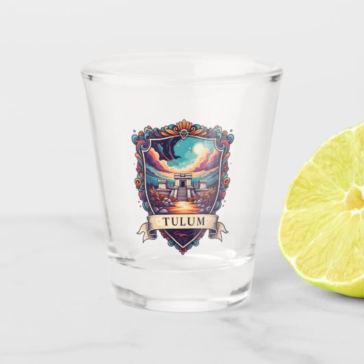 Tulum Mexico Shot Glas (Voorkant)