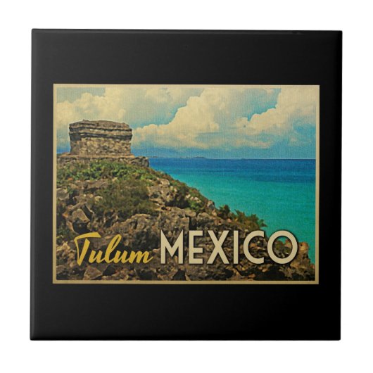 Tulum Mexico Tegeltje (Voorkant)
