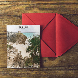 Tulum Mexico Tropisch landschap Souvenir Briefkaart