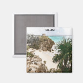 Tulum Mexico Tropisch landschap Souvenir Magneet (Voorkant / Achterkant)