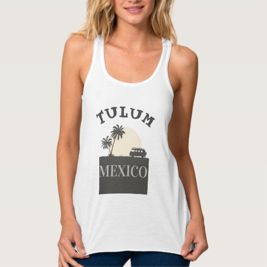 Tulum Mexico zonnetank Tanktop (Voorkant)