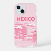 Tulum, Mexique, Art de voyage, Art rose