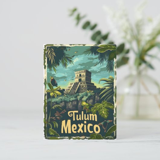 Tulum Oerwoud Briefkaart (Staand voorkant)