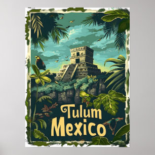 Tulum Oerwoud Poster