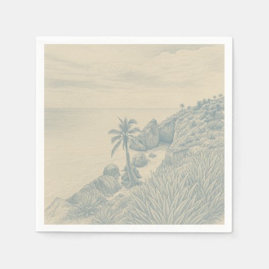 Tulum papieren servetten (Voorkant)