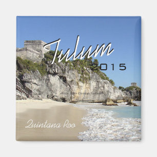 Tulum Quintana Roo Mexico Magnet Verander Jaar Magneet