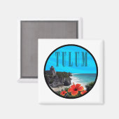 Tulum voorbij cadeau magneet (Voorkant / Achterkant)