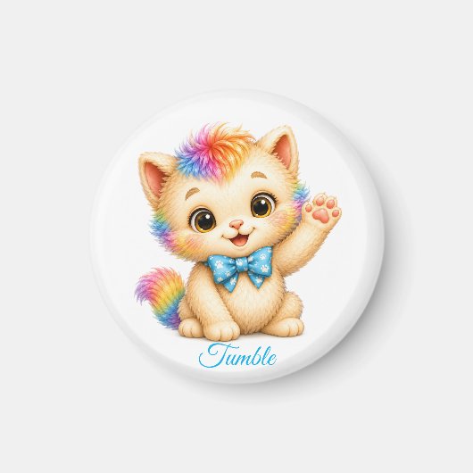 Tumble le Magnet de Chat (Devant)