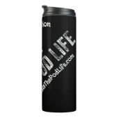 Tumbler 12 oz thermosbeker (Geroteerd rechts)