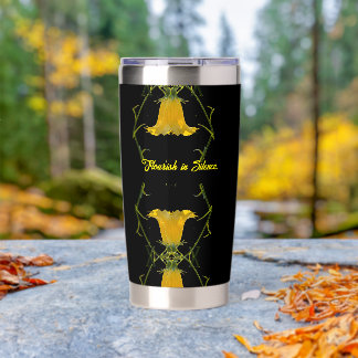 Tumbler 20 oz – Flowers for the Soul Geïsoleerde Drinkbeker
