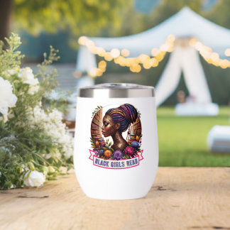 Tumbler à vin avec logo Black Girls Read
