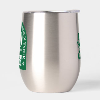 Tumbler à vin commémoratif de la tournée des maiso