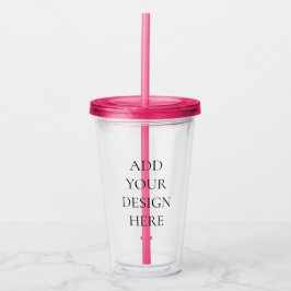 Tumbler Acryl Drinkbeker