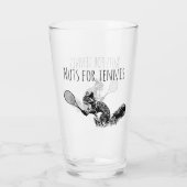 Tumbler de verre de tennis (Dos)