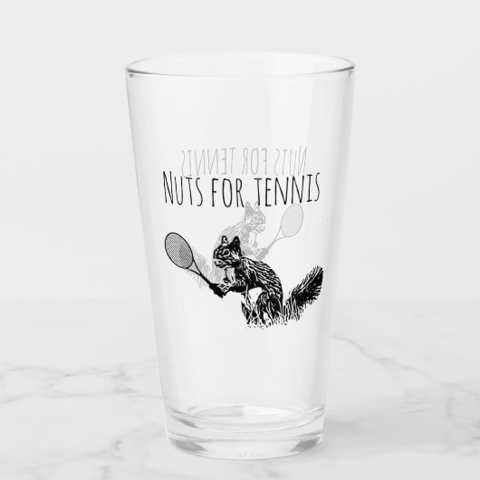 Tumbler de verre de tennis (Devant)