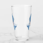 Tumbler en verre bleu (Droite)