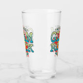 Tumbler en verre de l'âme de Glam Rock (Gauche)