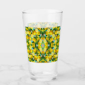 TUMBLER EN VERRE DE LÉMONS TROPICALES (Devant)