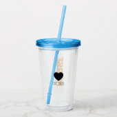 Tumbler en verre de l'infirmière personnalisée com (Dos)