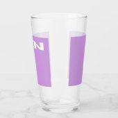Tumbler en verre lilas blanc Zen (Gauche)
