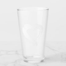 Tumbler en verre Moon Heart