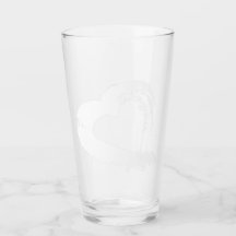 Tumbler en verre Moon Heart