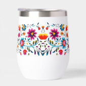 Tumbler floral folk coloré (Droite)