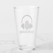 Tumbler Glass - Dubbele Loop Podcast (Achterkant)