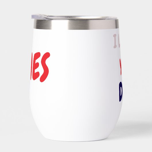 Tumbler Glass with Custom I Love you Dad (Rechts)