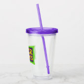 Tumbler met butlermaties acryl drinkbeker (Links)