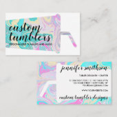 Tumbler-reismodewerker Visitekaartje (Voorkant / Achterkant)