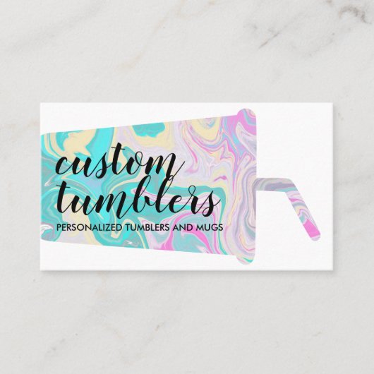 Tumbler-reismodewerker Visitekaartje (Voorkant)