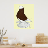 Tumbler: Rode moffe Bald Poster (Keuken)