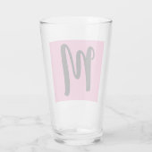 TUMBLER ROSE VERRE MONOGRAM (Dos)