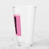 TUMBLER ROSE VERRE MONOGRAM (Gauche)