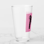TUMBLER ROSE VERRE MONOGRAM (Droite)