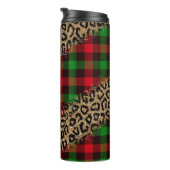 Tumbler Sublimation Design buffalo plaid Xmas Thermosbeker (Geroteerd rechts)