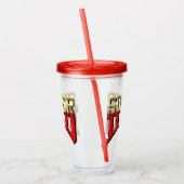 Tumbler - "SUPER DAD" Acryl Drinkbeker (Links)