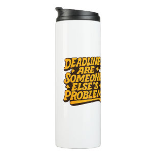Tumbler voor Gepensioneerde Kantorenmanager Pensio Thermosbeker