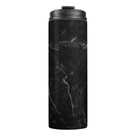 Tumbler voor zwart marmer roestvrij staal thermosbeker