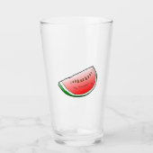 Tumblers en verre de pastèque (Devant)